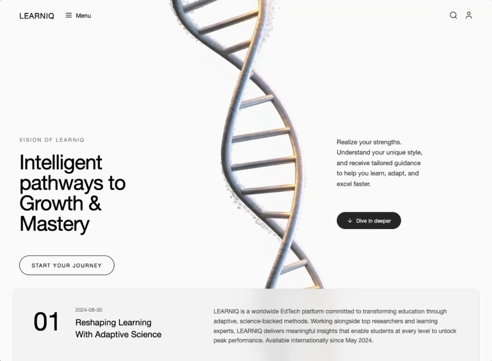 Adaptive Learning preview