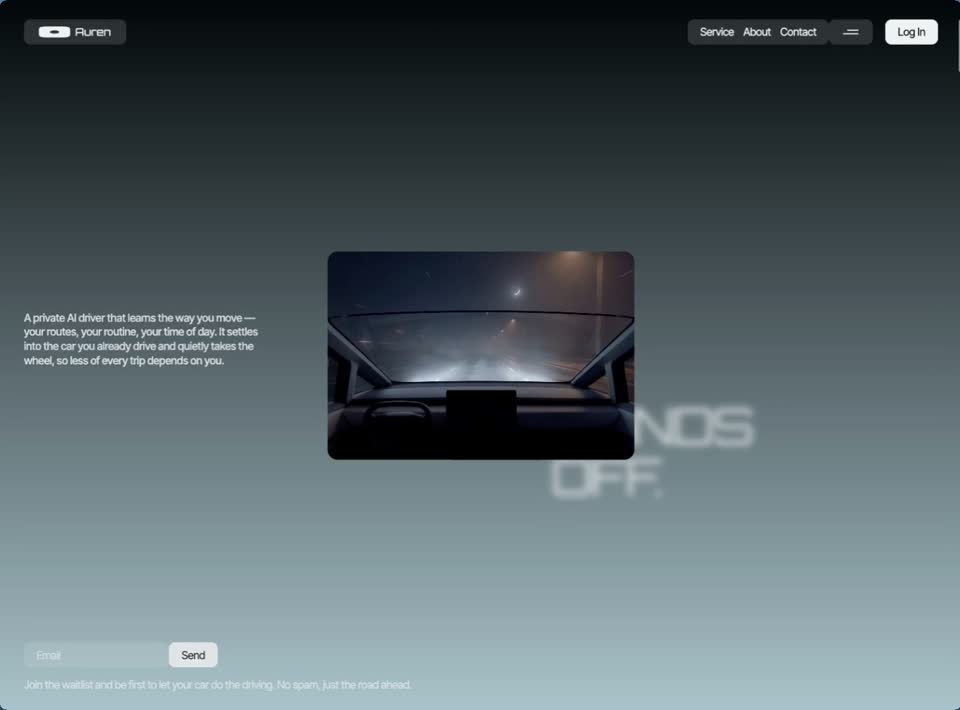 AI Driving Assistant preview