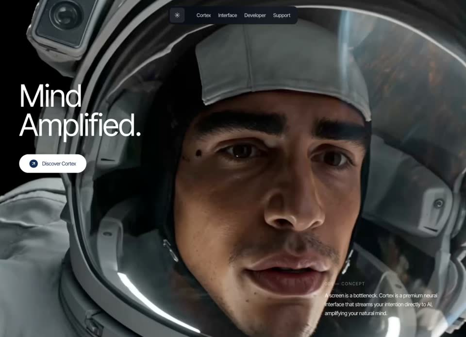 Cosmos Interface preview