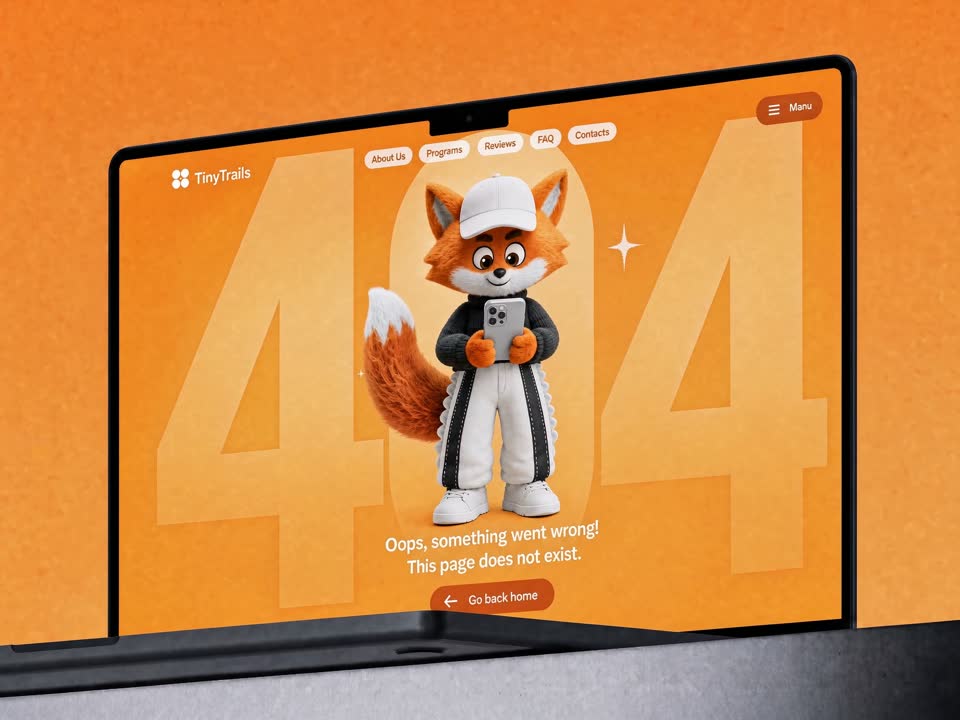 Fun 404 Page preview